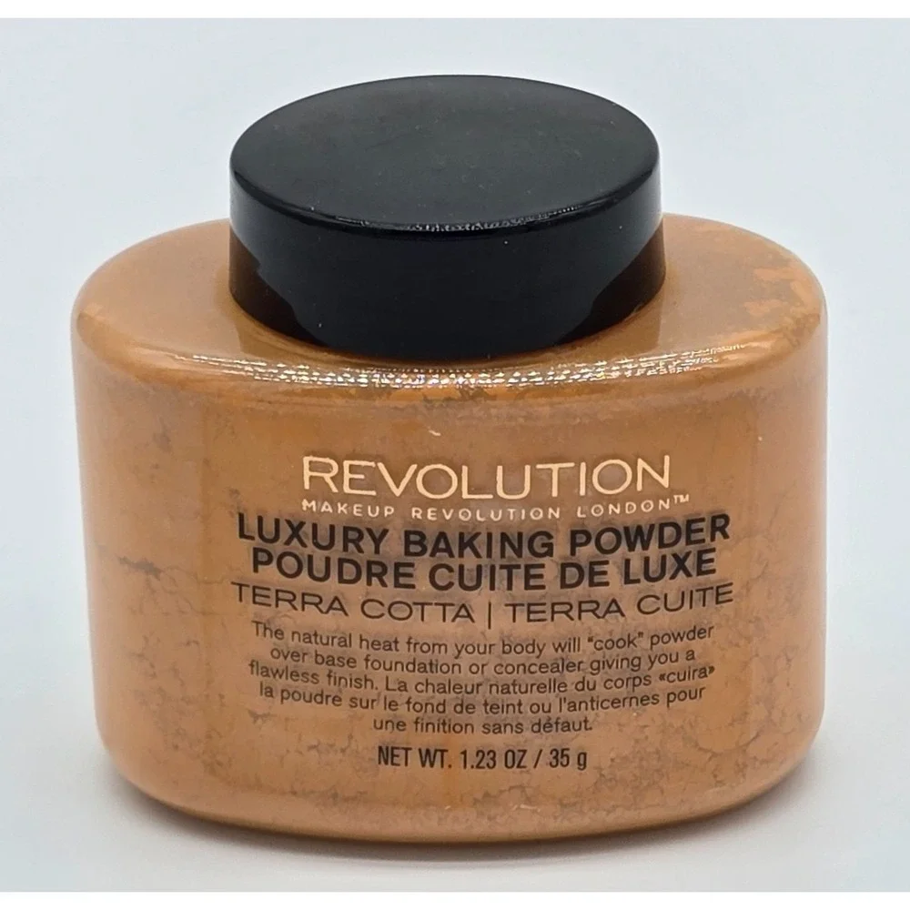 Makeup Revolution Luxury Baking Powder Terra Cotta 1.23 oz 35g 95185 NEW